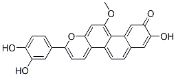 2-(3,4-Dihydroxyphenyl)-8-hydroxy-11-methoxy-9H-phenanthro[2,1-b]pyran-9-one Structure
