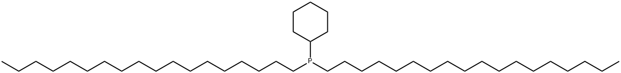 cyclohexyldioctadecylphosphine 结构式