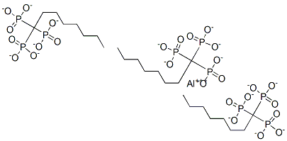 aluminium trioctyl triphosphonate Structure