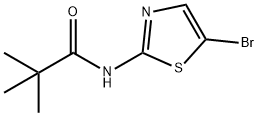 Propanamide,  N-(5-bromo-2-thiazolyl)-2,2-dimethyl-,840493-84-7,结构式