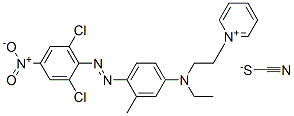 84051-86-5 1-[2-[[4-[(2,6-dichloro-4-nitrophenyl)azo]-m-tolyl]ethylamino]ethyl]pyridinium thiocyanate