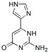 4(1H)-Pyrimidinone,  2-amino-6-(1H-imidazol-4-yl)-  (9CI) Struktur