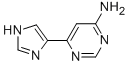 4-Pyrimidinamine,  6-(1H-imidazol-4-yl)-  (9CI) Structure