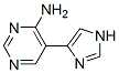 840529-39-7 4-Pyrimidinamine,  5-(1H-imidazol-4-yl)-  (9CI)