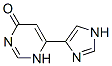 4(1H)-Pyrimidinone,  6-(1H-imidazol-4-yl)-  (9CI) 结构式