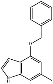 4-(苄氧基)-6-甲基-1H-吲哚, 840537-99-7, 结构式