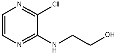 2-[(3-CHLORO-2-PYRAZINYL)AMINO]-1-ETHANOL Structure