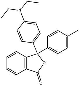 3-[4-(diethylamino)phenyl]-3-(p-tolyl)phthalide 结构式