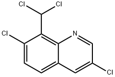 3,7-二氯-8-二氯甲基喹啉,84086-97-5,结构式