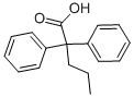 α-フェニル-α-プロピルベンゼン酢酸 化学構造式