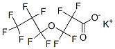 potassium 2,2,3,3-tetrafluoro-3-(heptafluoropropoxy)propionate 结构式