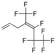 5,6,6,7,7,7-ヘキサフルオロ-4-(トリフルオロメチル)-1,4-ヘプタジエン 化学構造式