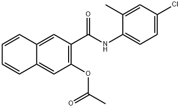 NAPHTHOL AS-TR ACETATE Structure