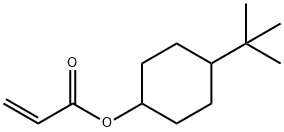 4-TERT-BUTYLCYCLOHEXYL ACRYLATE Structure