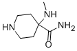 4-(methylamino)piperidine-4-carboxamide Struktur