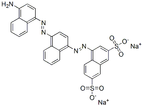 4-[[4-[(4-amino-1-naphthyl)azo]-1-naphthyl]azo]naphthalene-2,7-disulphonic acid, sodium salt|