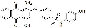 84100-92-5 4-[(1-amino-9,10-dihydro-4-hydroxy-9,10-dioxo-2-anthryl)oxy]-N-(4-hydroxyphenyl)benzenesulphonamide