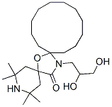 7-Oxa-3,20-diazadispiro5.1.11.2heneicosan-21-one, 20-(2,3-dihydroxypropyl)-2,2,4,4-tetramethyl- Structure