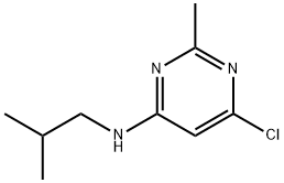 6-chloro-N-isobutyl-2-MethylpyriMidin-4-aMine Struktur