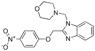 1-(morpholin-4-ylmethyl)-2-[(4-nitrophenoxy)methyl]benzoimidazole Structure