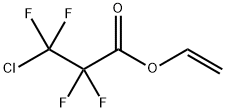3-クロロ-2,2,3,3-テトラフルオロプロパン酸エテニル 化学構造式