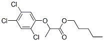 pentyl 2-(2,4,5-trichlorophenoxy)propionate,84162-64-1,结构式