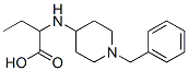 2-[[1-(フェニルメチル)-4-ピペリジニル]アミノ]ブタン酸 化学構造式