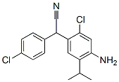 (4-amino-2-chloro-5-isopropylphenyl)(4-chlorophenyl)acetonitrile,84196-20-3,结构式