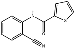 N-(2-Cyanophenyl)thiophene-2-carboxamide Structure