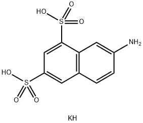 7-氨基-1,3-萘二磺酸 结构式