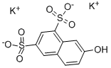 2-萘酚-6,8-二磺酸二钾,842-18-2,结构式