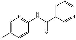 N-(5-IODO-2-PYRIDINYL)-3-PYRIDINECARBOXAMIDE Struktur