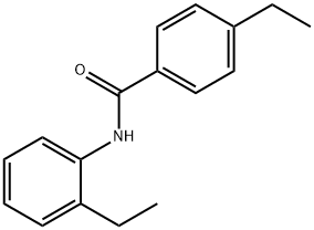 4-ethyl-N-(2-ethylphenyl)benzamide Structure