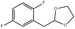 2-(2,5-二氟苄基)-1,3-二氧戊环, 842123-88-0, 结构式