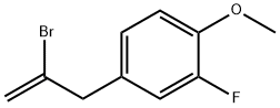 2-BROMO-3-(3-FLUORO-4-METHOXYPHENYL)-1-PROPENE,842140-40-3,结构式