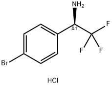 (R)-1-(4-BROMOPHENYL)-2,2,2-TRIFLUOROETHYLAMINE HCL Structure