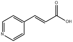 3-(4-吡啶基)丙烯酸, 84228-93-3, 结构式