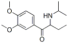 3',4'-dimethoxy-2-(isopropylamino)butyrophenone 结构式