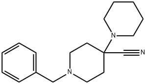 N-BENZYL-4-CYANO-4-(1-PIPERIDINO)-PIPERIDINE, 98