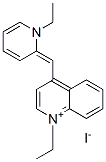 1-ethyl-4-[(1-ethyl-2(1H)-pyridylidene)methyl]quinolinium iodide,84255-08-3,结构式