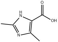 2,5-ジメチル-1H-イミダゾール-4-カルボン酸 化学構造式