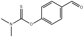 1-(4-甲酰基苯氧基)-N,N-二甲基甲硫酰胺, 84265-06-5, 结构式