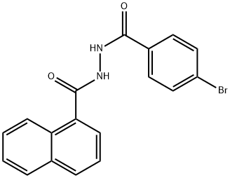 84282-40-6 N'-(4-溴苯甲酰基)-1-萘酰肼