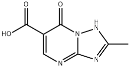 2-methyl-7-oxo-4,7-dihydro[1,2,4]triazolo[1,5-a]pyrimidine-6-carboxylic acid(SALTDATA: H2O) Structure