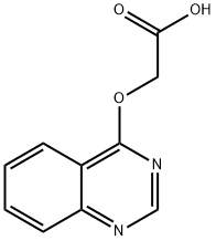 2-(喹唑啉-4-基氧基)乙酸,842959-64-2,结构式
