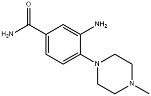 3-AMINO-4-(4-METHYL-PIPERAZIN-1-YL)-BENZAMIDE 结构式