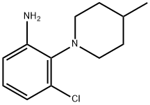 3-CHLORO-2-(4-METHYL-PIPERIDIN-1-YL)-PHENYLAMINE|3-氯-2-(4-甲基-哌啶-1-基)-苯胺