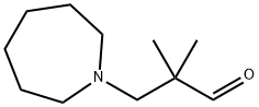 3-(氮杂环庚烷-1-基)-2,2-二甲基丙醛 结构式