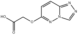 ([1,2,4]TRIAZOLO[4,3-B]PYRIDAZIN-6-YLOXY)-ACETIC ACID Structure