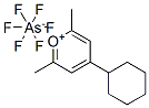 4-cyclohexyl-2,6-dimethylpyrylium hexafluoroarsenate,84304-16-5,结构式
